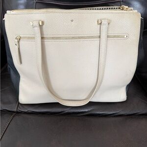 Kate Spade Two-Tone Cream and Black Shoulder Bag